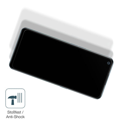 Schutz gegen Kratzer auf dem Realme 9 Pro Plus Glas durch Schlüssel, Stöße gegen die Tischkante oder Stürze