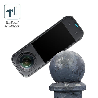 2x 9H Schutzfolie matt für Insta360 X5 Panzerfolie