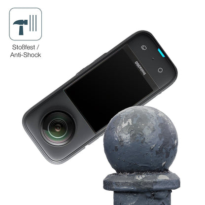2x 9H Schutzfolie matt für Akaso 360 Grad Action Cam Panzerfolie