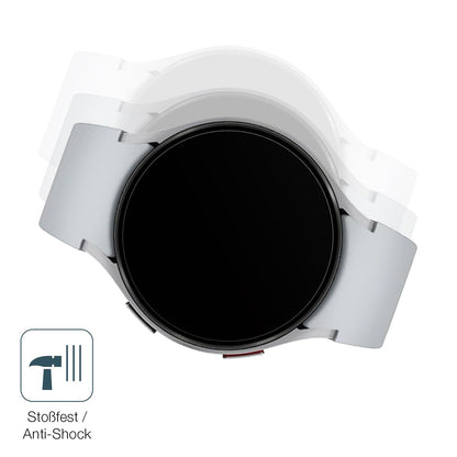 2x 9H Schutzfolie matt für Samsung Galaxy Watch 6 44mm Panzerfolie