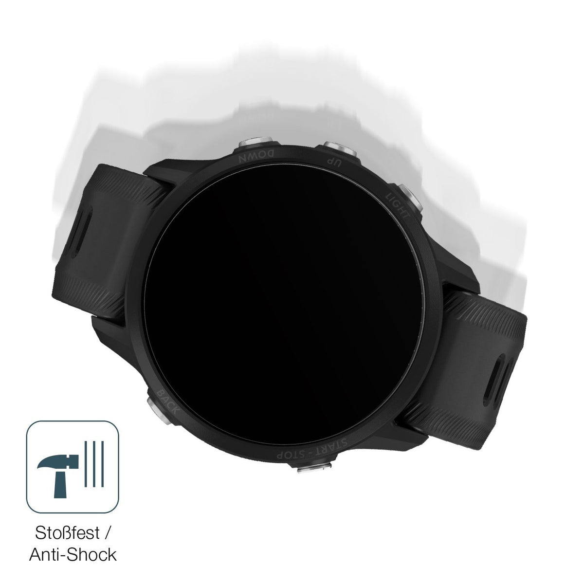 2x 9H Schutzfolie matt für Garmin Forerunner 955 Panzerfolie