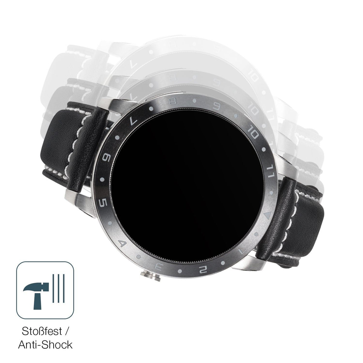 2x 9H Schutzfolie matt für Asus VivoWatch 5 Panzerfolie