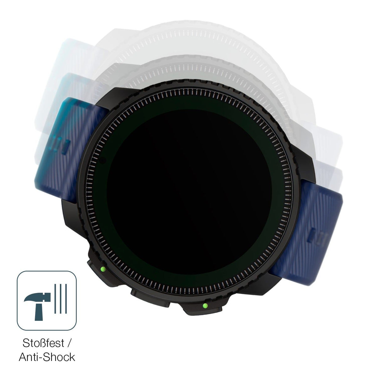 2x 9H Schutzfolie matt für Suunto Vertical Solar Panzerfolie