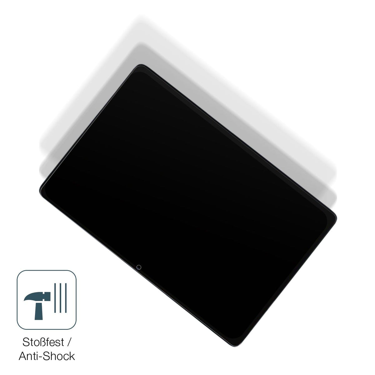 2x 9H Schutzfolie matt für Biegedy Tablet 10 Zoll Panzerfolie
