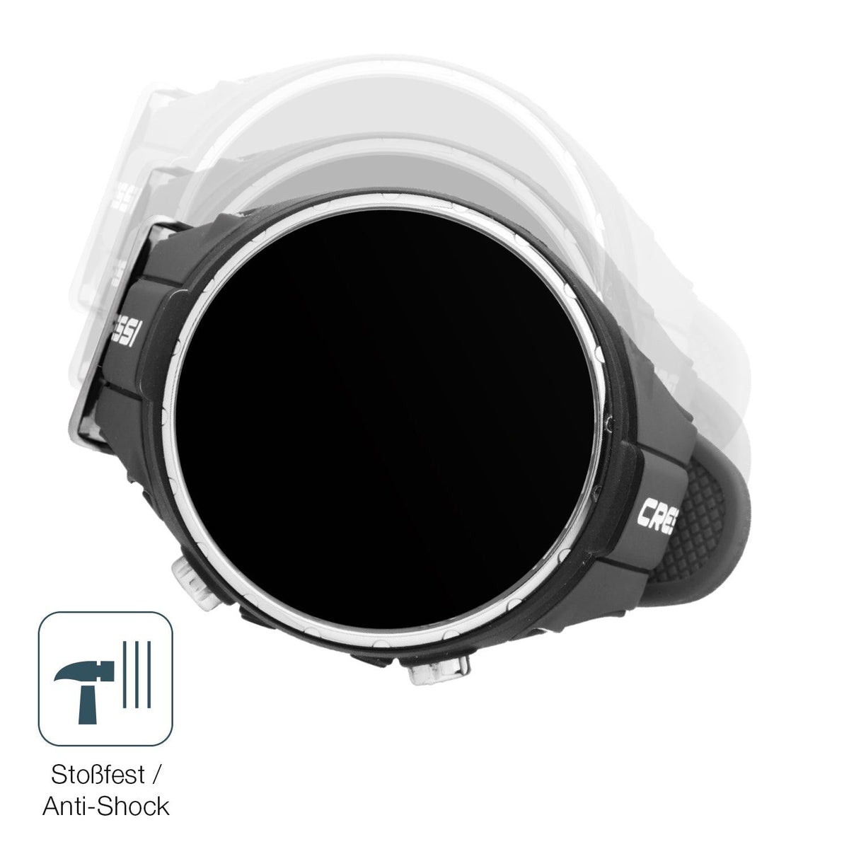 2x 9H Schutzfolie matt für Suunto D4F Tauchcomputer Panzerfolie