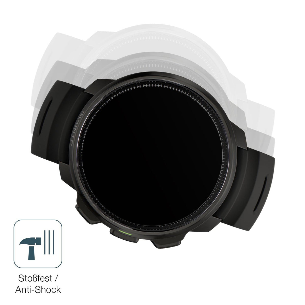 2x 9H Schutzfolie matt für Suunto Ocean Panzerfolie