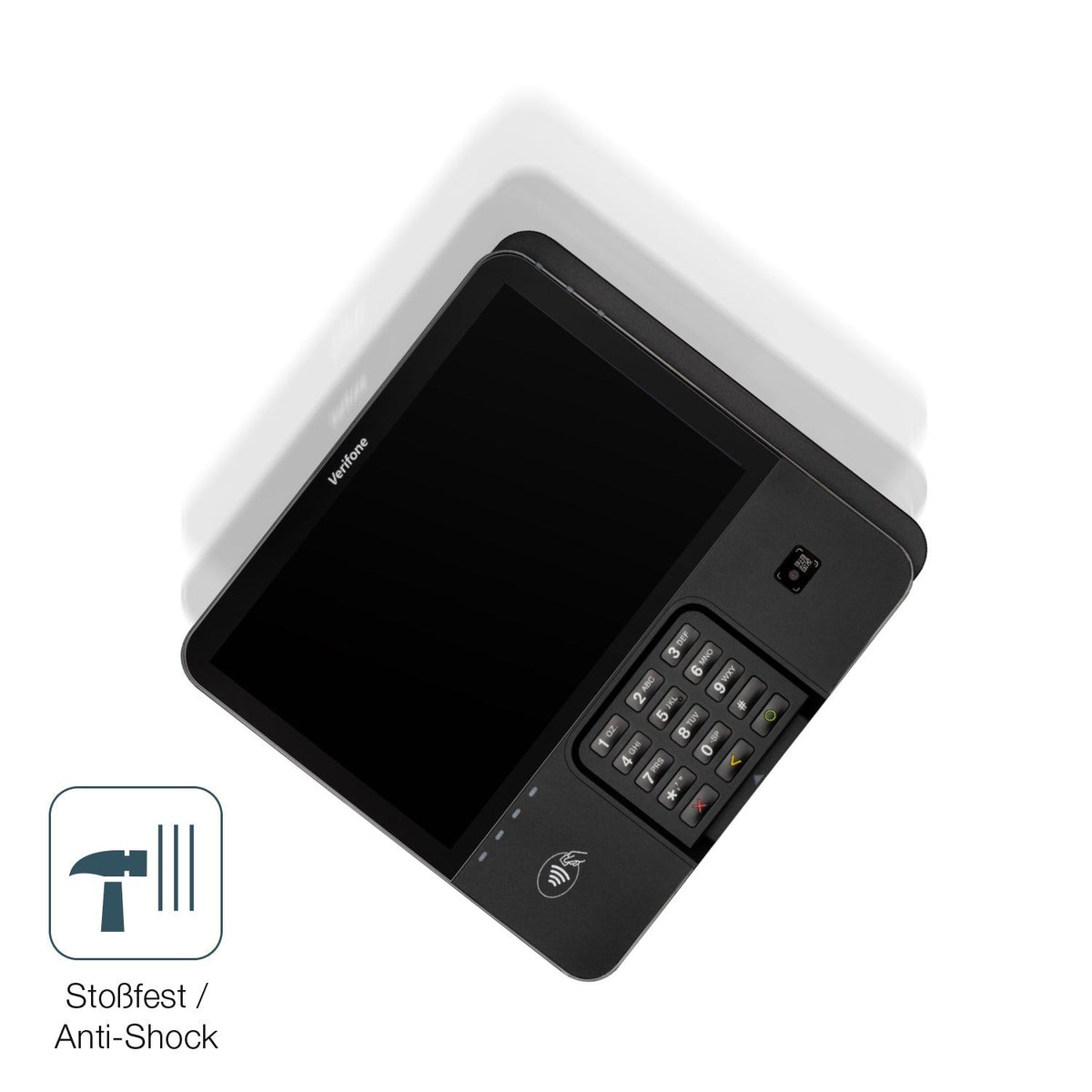 2x 9H Schutzfolie matt für Verifone M440 Panzerfolie