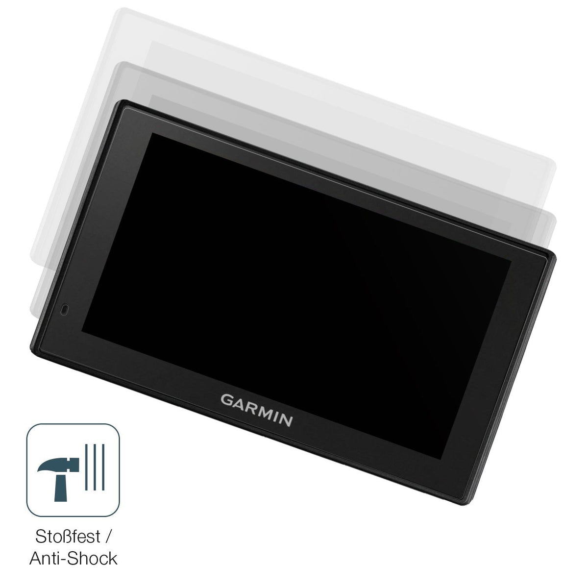 2x 9H Schutzfolie matt für Garmin DriveSmart 51 Panzerfolie