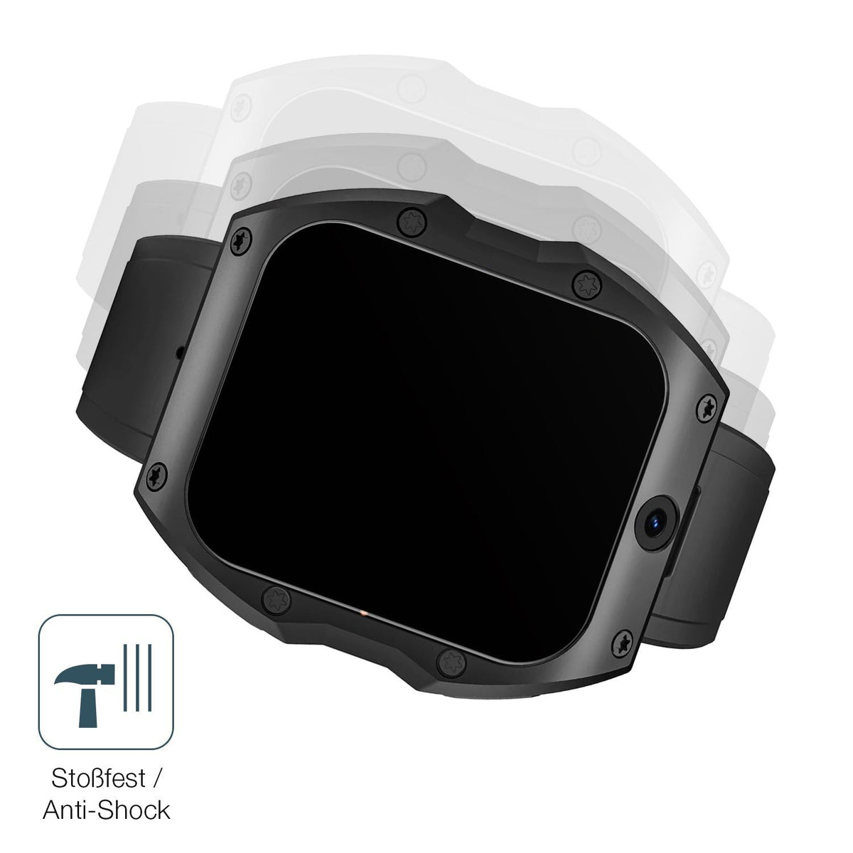 2x 9H Schutzfolie matt für Rogbid Model X Smartwatch Panzerfolie