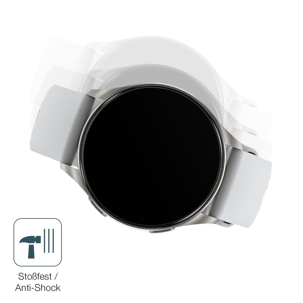 2x 9H Schutzfolie matt für Baolubao W60 Smartwatch Panzerfolie