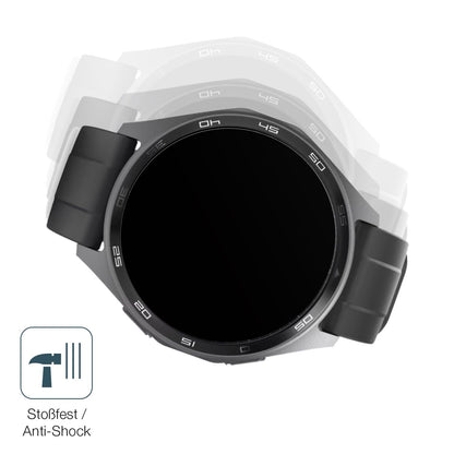 2x 9H Schutzfolie matt für Hama 7010 Smartwatch Panzerfolie