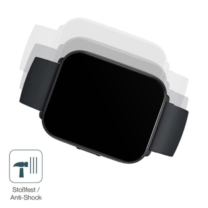 2x 9H Schutzfolie matt für Xiaomi Mibro Watch C2 Panzerfolie