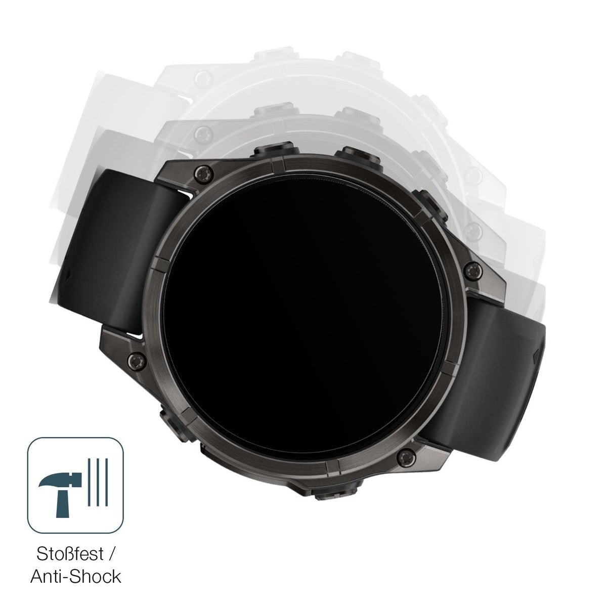 2x 9H Schutzfolie matt für Garmin Tactix 8 51mm AMOLED Panzerfolie