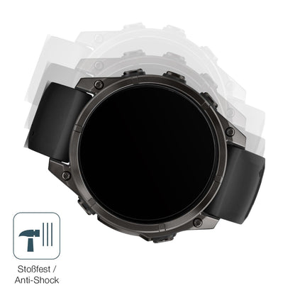 2x 9H Schutzfolie matt für Garmin Tactix 8 51mm AMOLED Panzerfolie