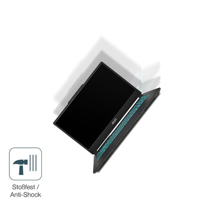 2x 9H Schutzfolie matt für MSI Cyborg 15 Gaming Laptop Panzerfolie