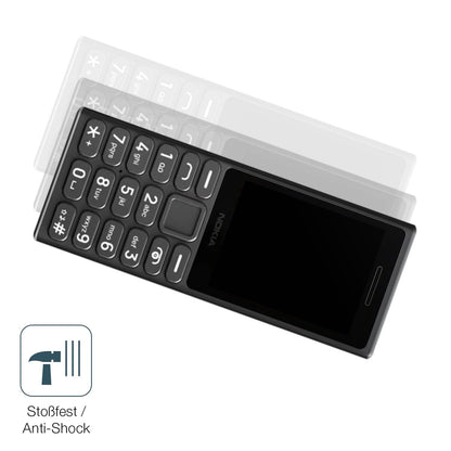 2x 9H Schutzfolie matt für Nokia 105 4G 2024 Panzerfolie