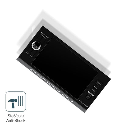 2x 9H Schutzfolie matt für Denon DJ SC LIVE 4 Jog Panzerfolie