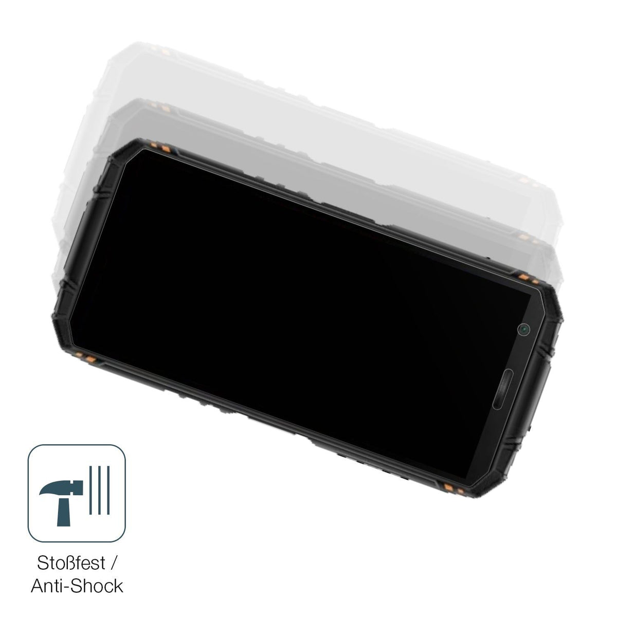 2x 9H Schutzfolie matt für Doogee Mini Outdoor 3 Ultra Panzerfolie