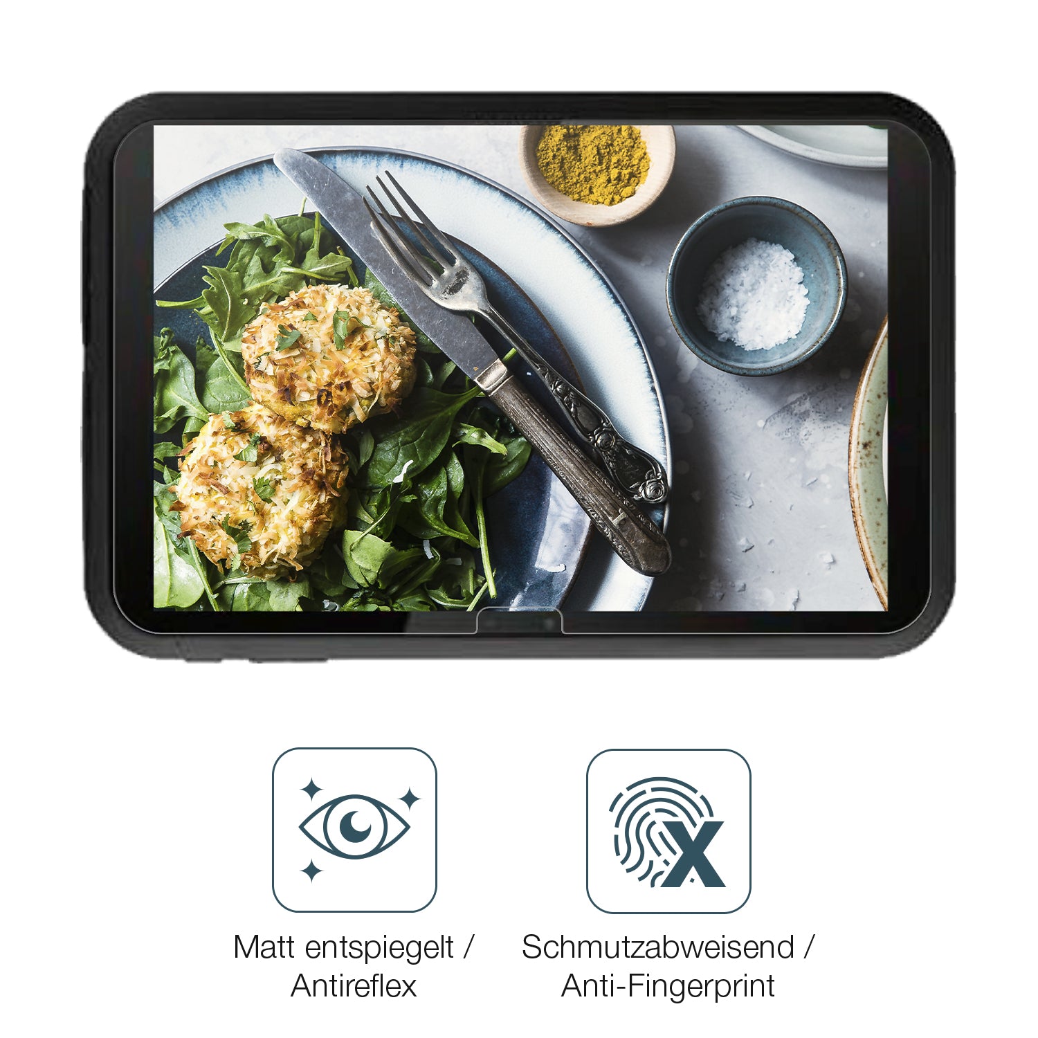 9H Hartbeschichtete, flexible Folie passend zugeschnitten für Positivo T1075