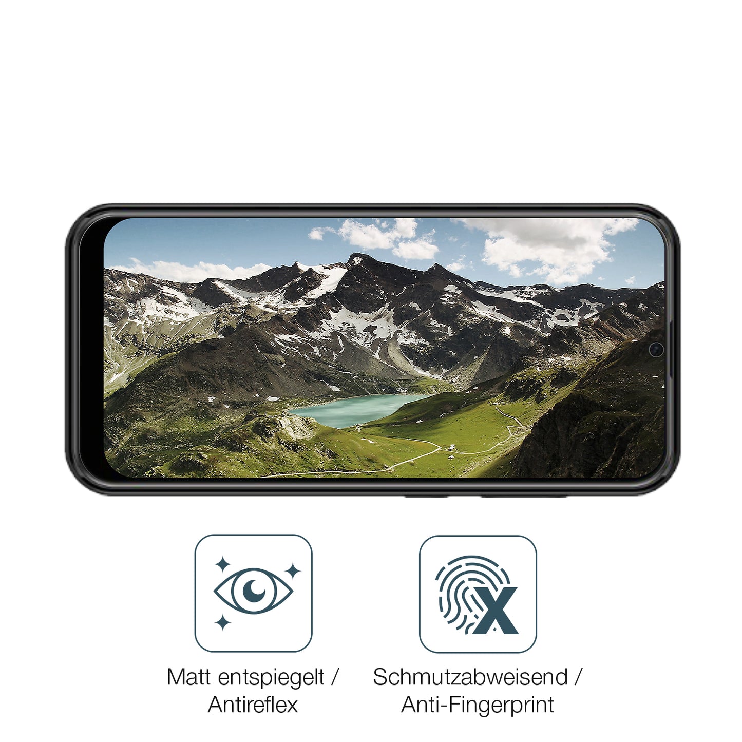 9H Hartbeschichtete, flexible Folie passend zugeschnitten für Kodak Seren D55L