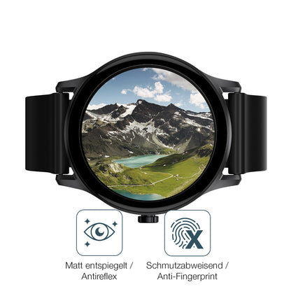 2x 9H Schutzfolie matt für Haylou GS Smartwatch Panzerfolie