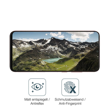 2x 9H Schutzfolie matt für Samsung Galaxy F04 Panzerfolie