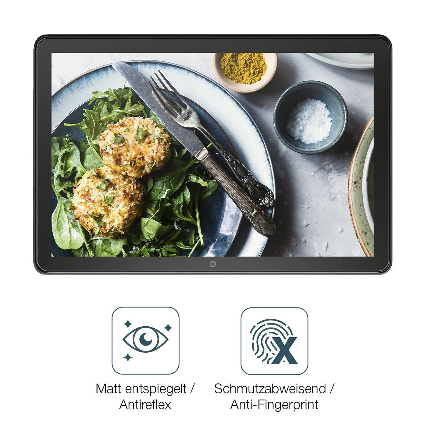 2x 9H Schutzfolie matt für Amazon Fire HD 10 (2023) Panzerfolie