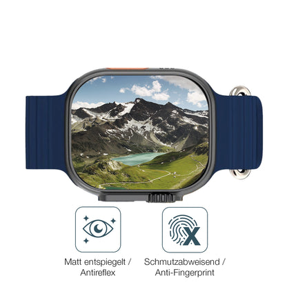 2x 9H Schutzfolie matt für Kiano Watch Solid Panzerfolie