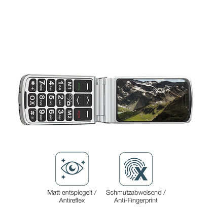 2x 9H Schutzfolie matt für Sweetlink F3 Plus 4G Panzerfolie