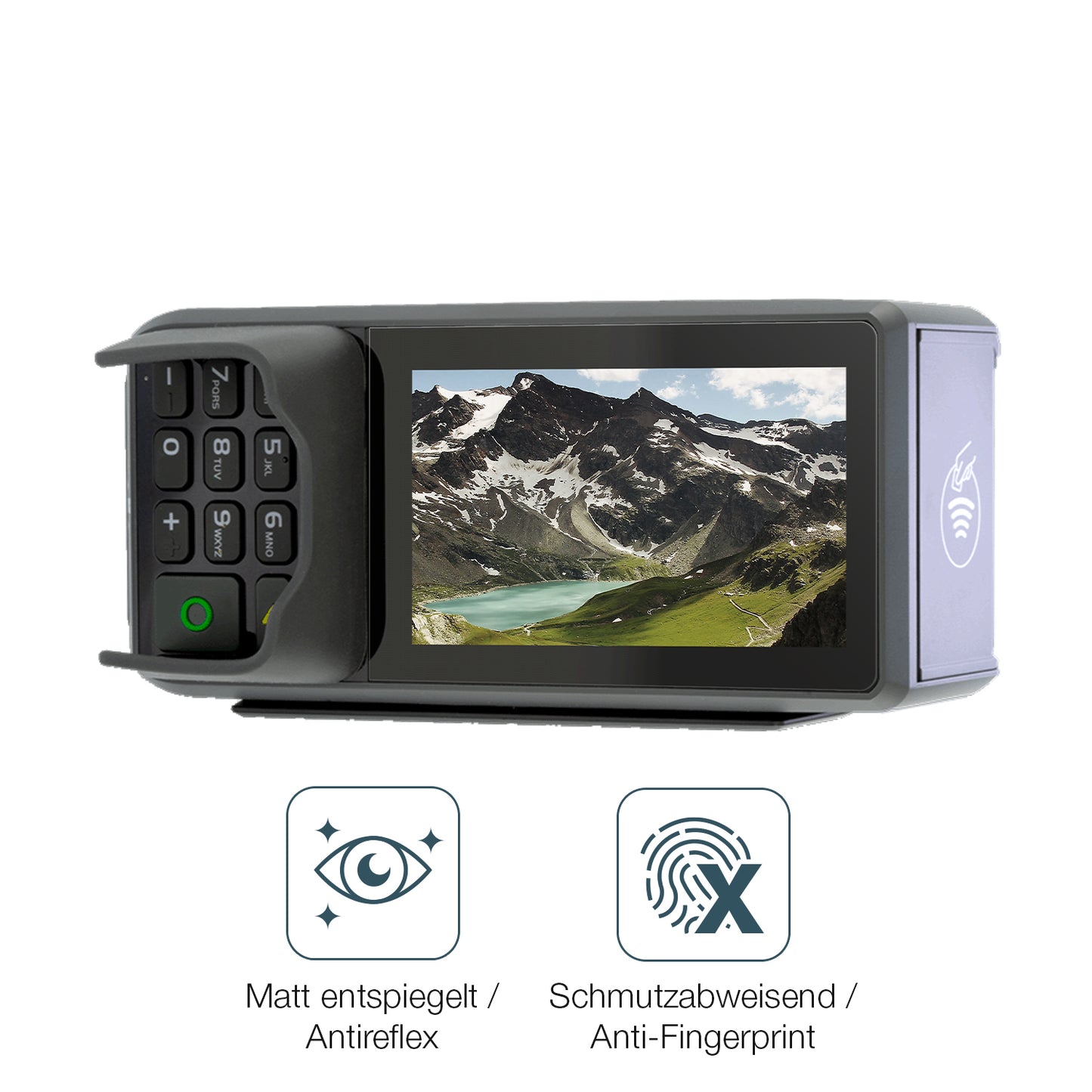 Schutz gegen Kratzer auf dem CCV Base Next Glas durch Schlüssel oder Ähnliches