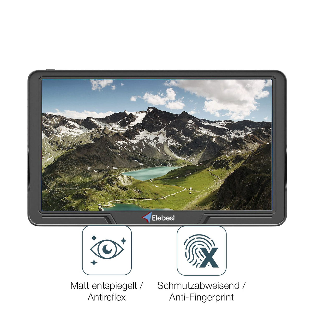 9H Hartbeschichtete, flexible Folie passend zugeschnitten für Elebest City 90+