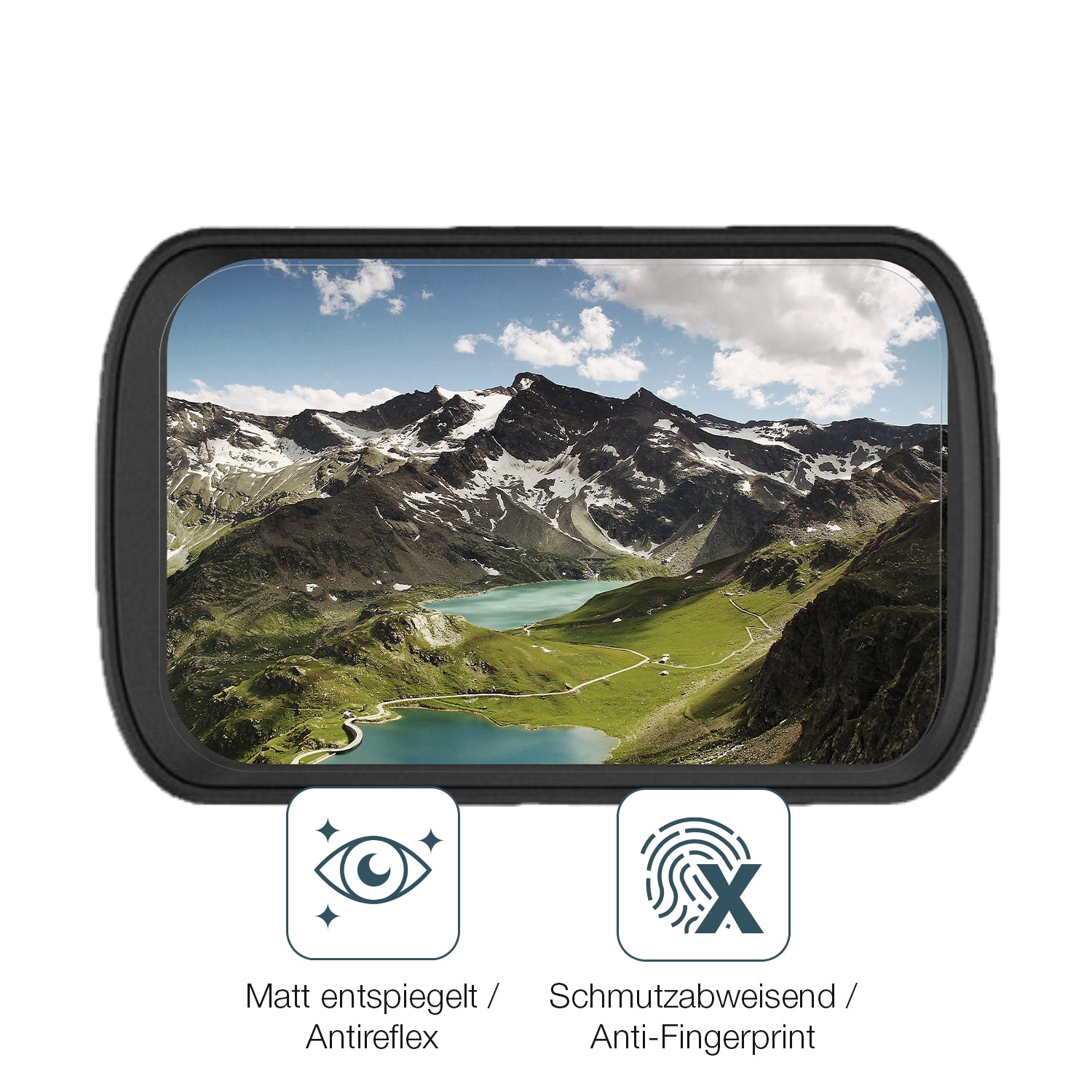 9H Hartbeschichtete, flexible Folie passend zugeschnitten für Magene C206 Pro