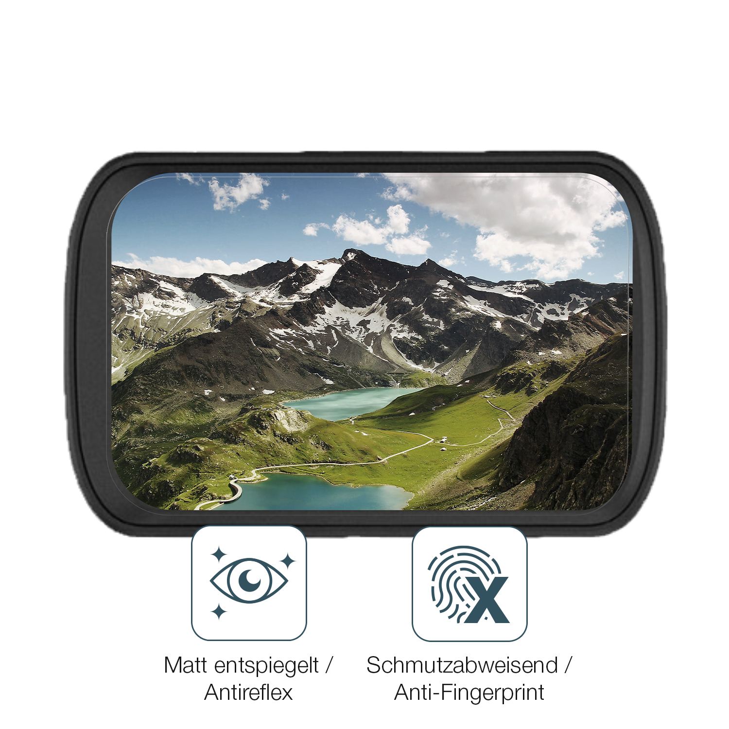 Schutz gegen Kratzer auf dem Magene C206 Glas durch Schlüssel oder Ähnliches