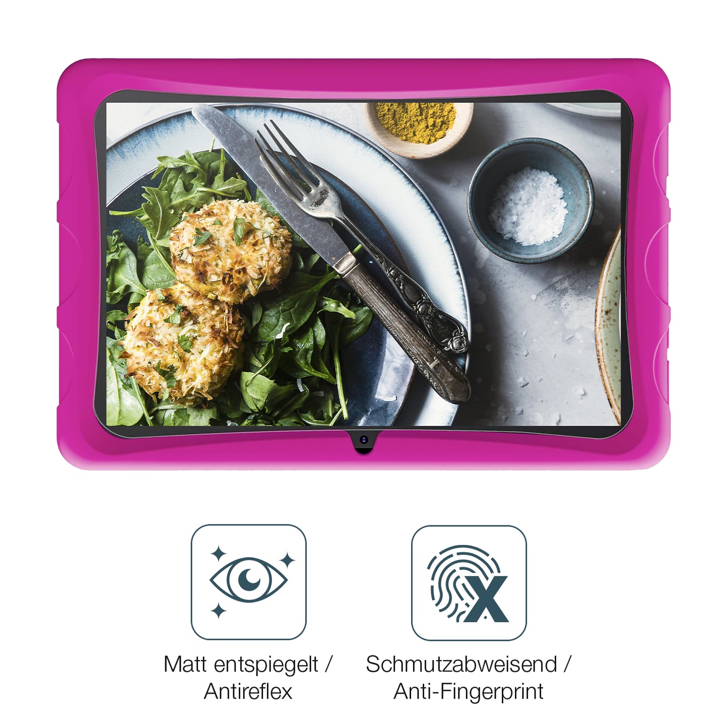 9H Hartbeschichtete, flexible Folie passend zugeschnitten für BESTTAB A10 10 Zoll