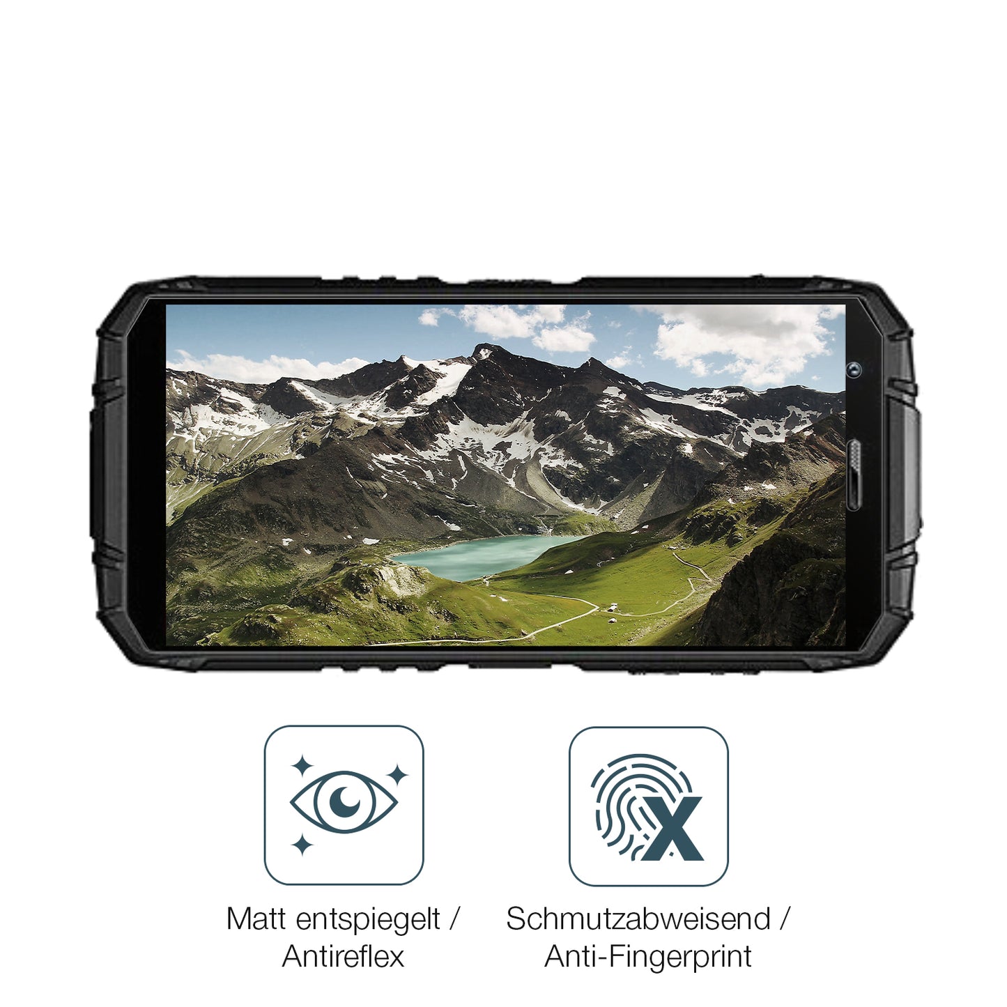 Schutz gegen Kratzer auf dem Doogee S41 Max Glas durch Schlüssel oder Ähnliches