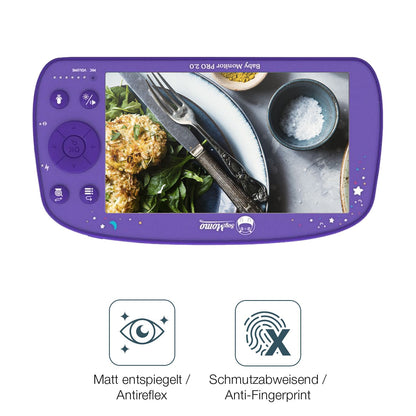 2x Schutzfolie matt für SoyMomo Baby Monitor Pro 1.0 Display-Schutzfolie