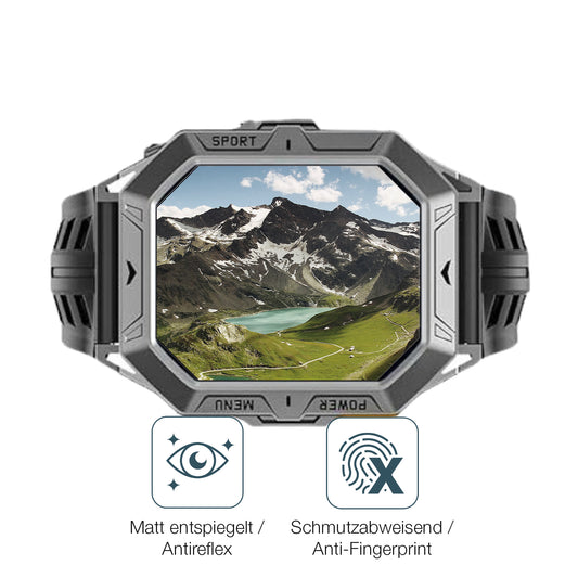 Schutz gegen Kratzer auf dem HIRREO TX1 2.13 Zoll Glas durch Schlüssel oder Ähnliches