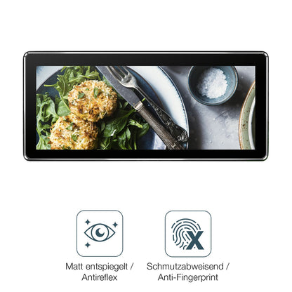 2x 9H Schutzfolie matt für Joying Radio 8.8 Zoll Panzerfolie