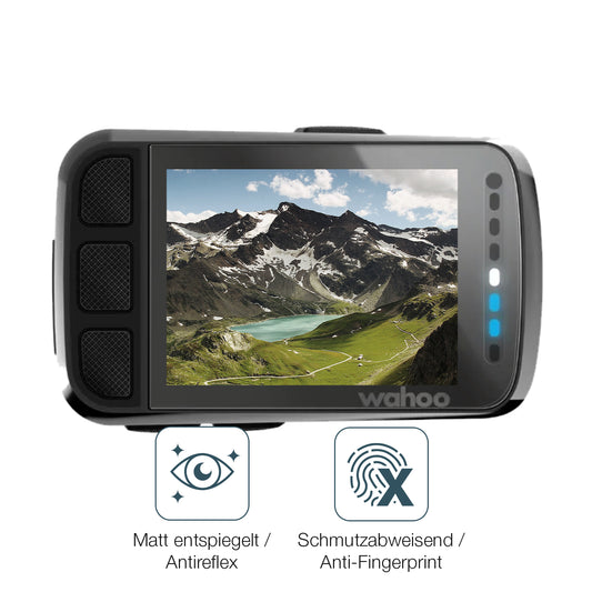 9H Hartbeschichtete, flexible Folie passend zugeschnitten für Wahoo Elemnt Bolt 2