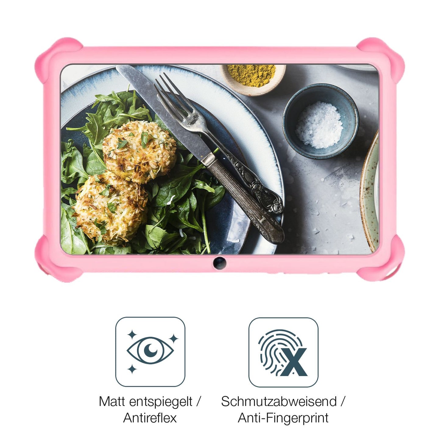 2x 9H Schutzfolie matt für zcobro Kinder Tab 10 Zoll Panzerfolie