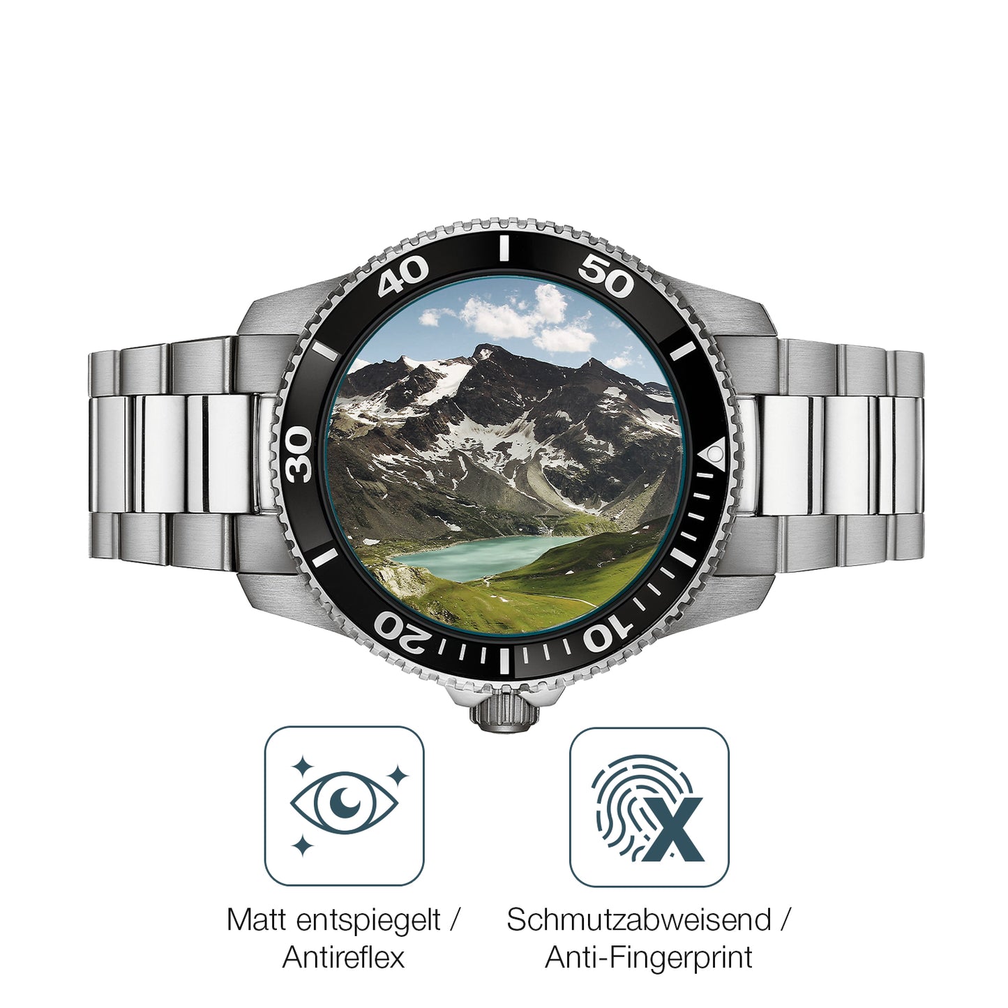 9H Hartbeschichtete, flexible Folie passend zugeschnitten für Tisoutec G109 1.83 Zoll