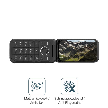 4x Schutzfolie matt für SPC Stella 2 Display-Schutzfolie