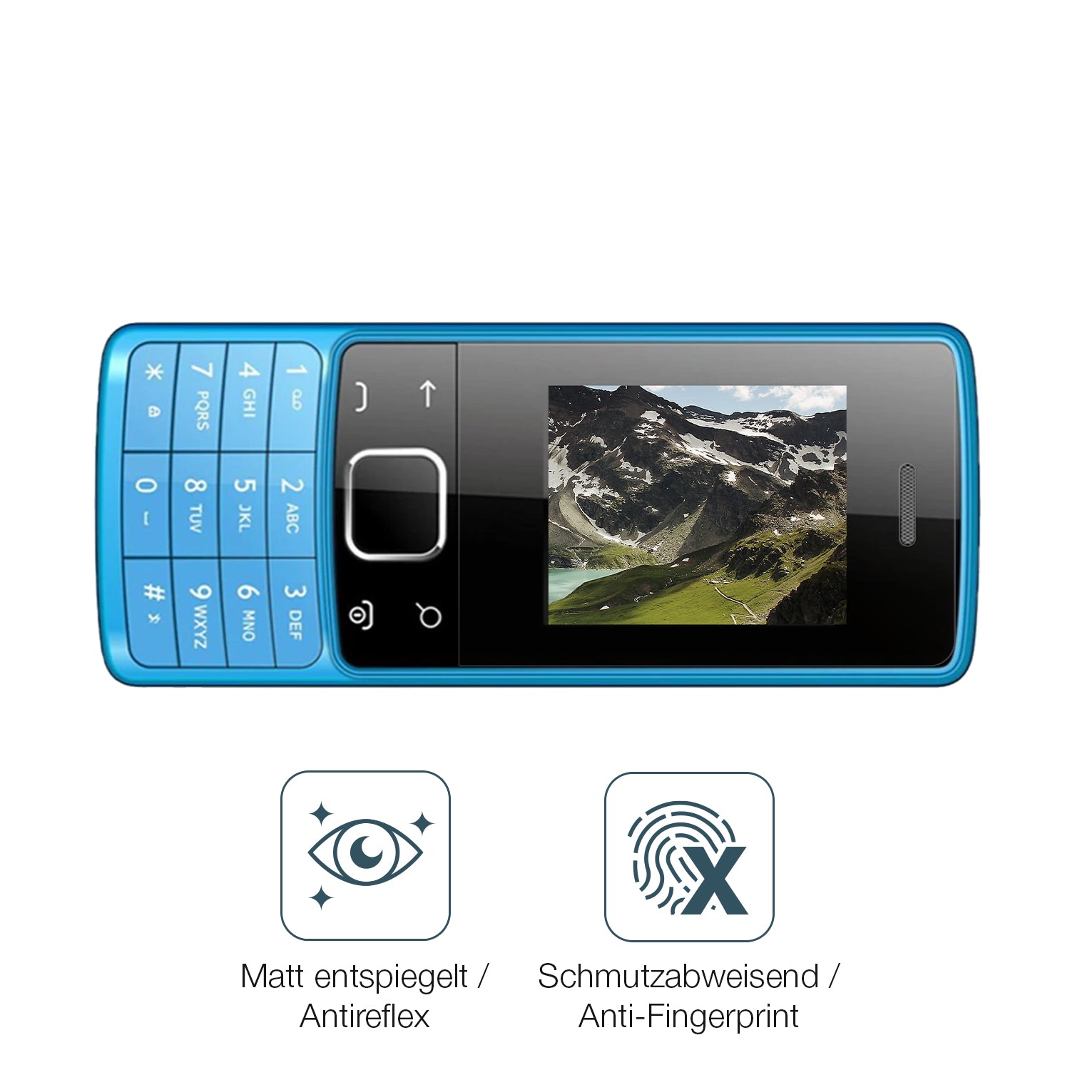 Schutz gegen Kratzer auf dem I Kall K20 New Glas durch Schlüssel oder Ähnliches