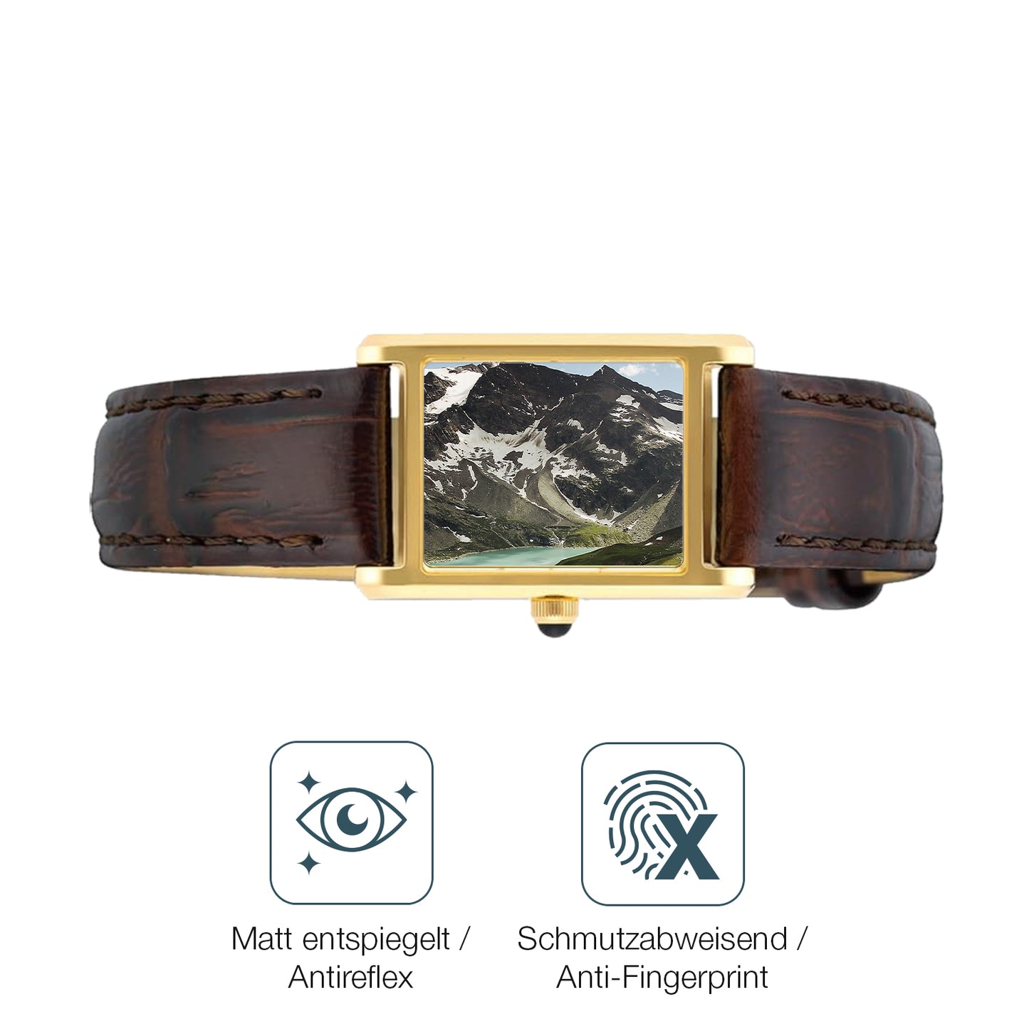 2x 9H Schutzfolie matt für Seiko SWR066P1 Panzerfolie