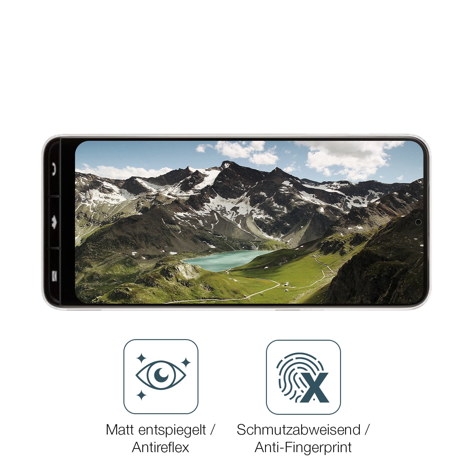 9H Hartbeschichtete, flexible Folie passend zugeschnitten für Kyocera Basio Active3