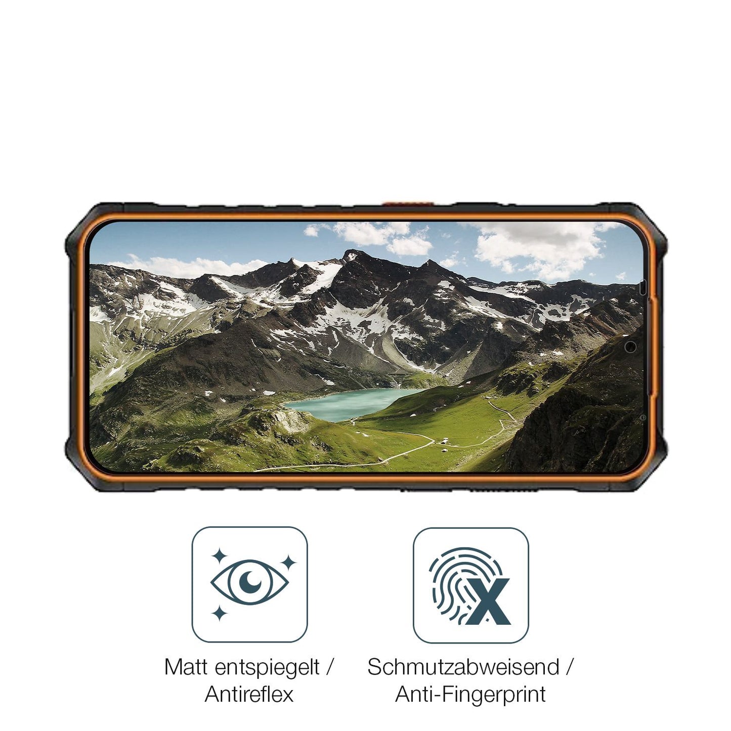 2x 9H Schutzfolie matt für Hammer Iron 6 Panzerfolie