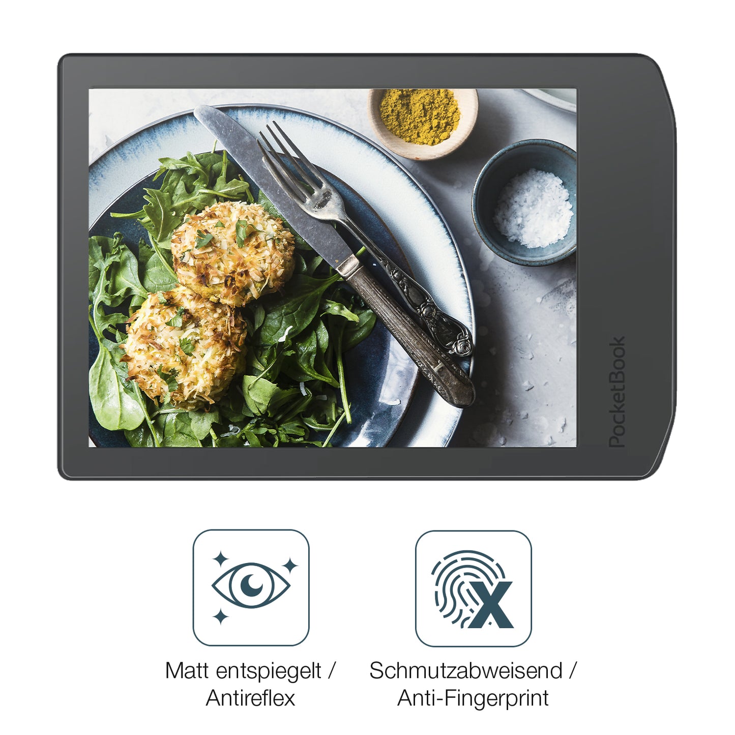 2x 9H Schutzfolie matt für PocketBook Verse Lite Panzerfolie