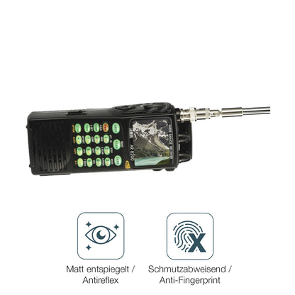 9H Hartbeschichtete, flexible Folie passend zugeschnitten für Aor AR-8200