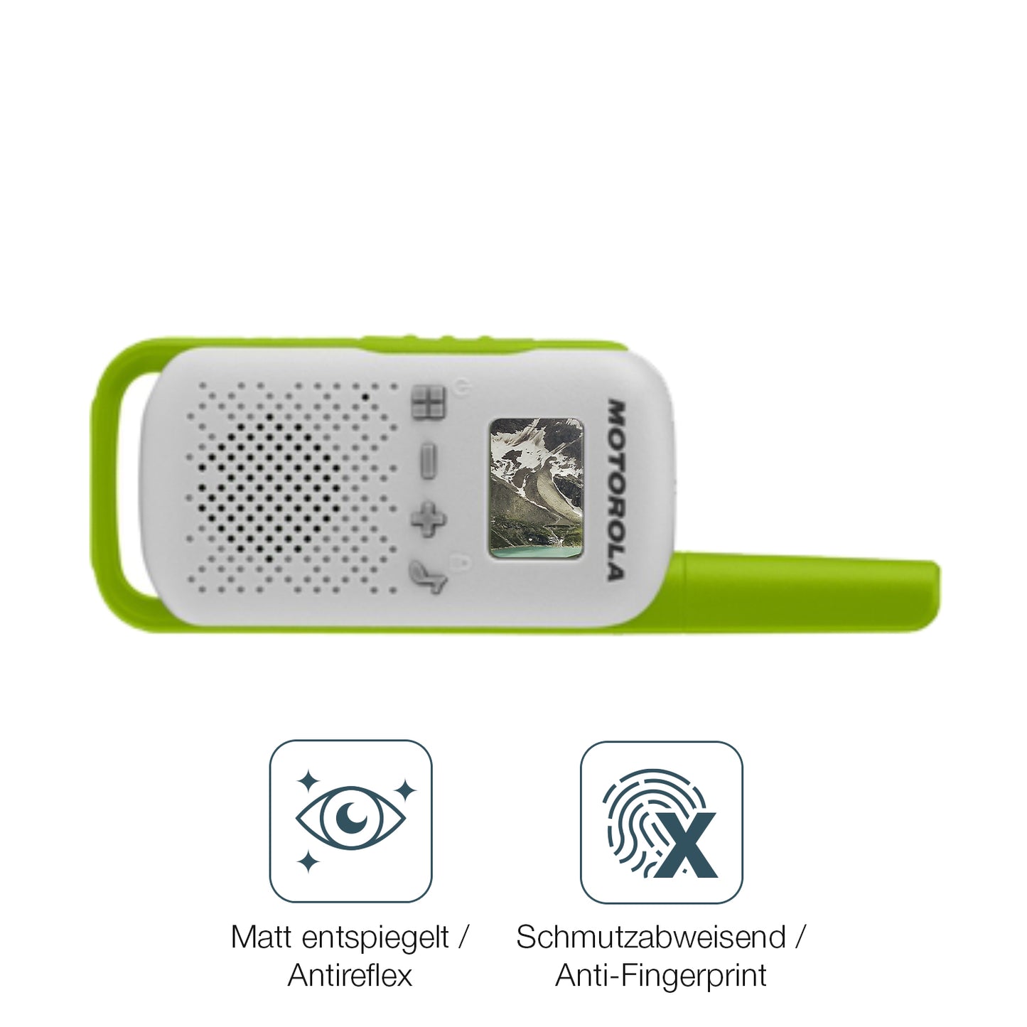 4x Schutzfolie matt für Motorola Talkabout T42 PMR Display-Schutzfolie