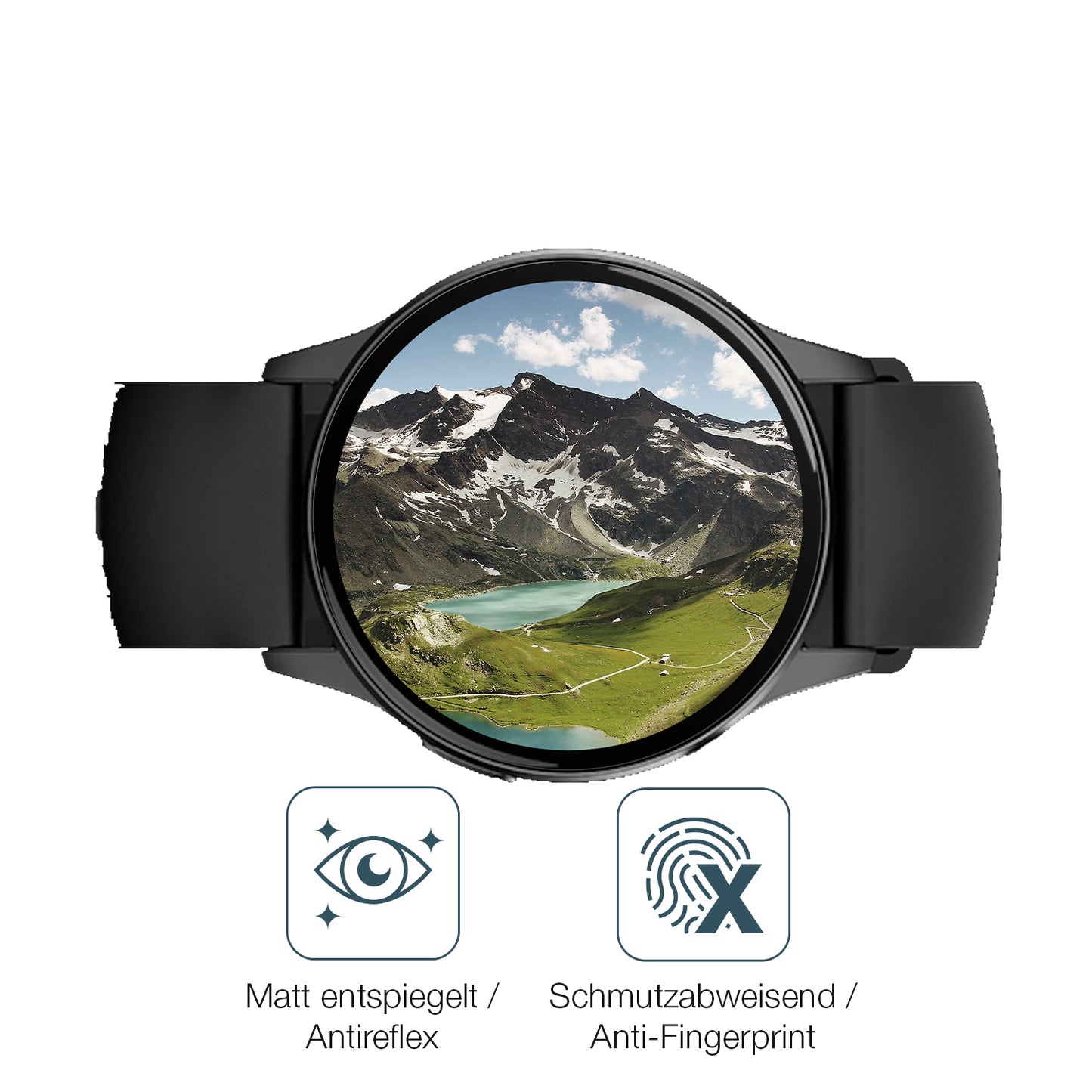 Schutz gegen Kratzer auf dem 360Grad FITSmartWatch LIGHT 2 2025 Glas durch Schlüssel oder Ähnliches